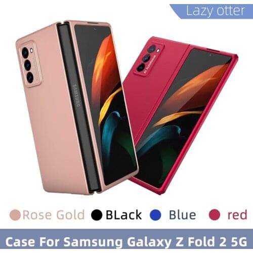High Quality Hard PC Matte Case For Galaxy Z Fold2 5G Luxury Transparent Shockproof Phone Case Cover galaxy z fold 2 case