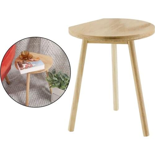 1/6 Doll House Miniature Unfinished Table Baby Doll Room Furniture Supplies Scenery Decoration