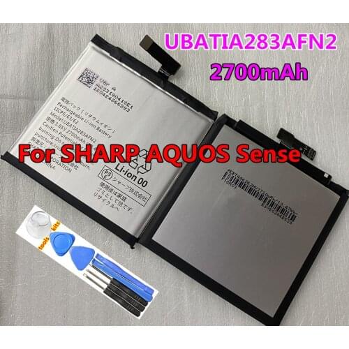 100% New Original Battery UBATIA283AFN2 2700mAh For SHARP AQUOS sense Mobile Phone Batteries