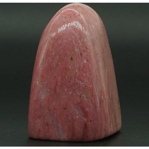 165g Natural Pink Rhodonite Palm Stone Raw Materials Specimen Crystal Reiki Healing Rock Stone Craft Home Decor