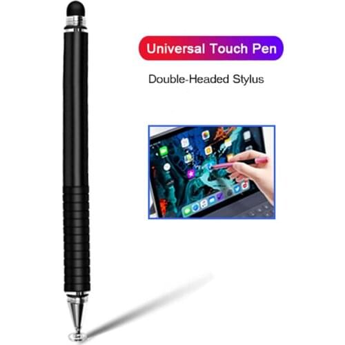 2 in 1 Mutilfuction Fine Point Round Thin Tip Touch Pen Capacitive Stylus Pen for iPad iPhone All Mobile Phones Tablet
