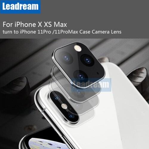300Pcs For iPhone X XS Max Camera Lens Protector Change to For iPhone 11Pro Max Camera Protection Tempered Glass Lens