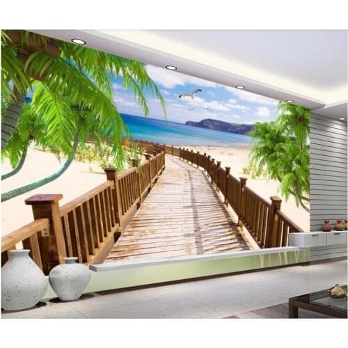 Custom photo 3d wallpaper Beautiful Maldives landscape background home decor living room 3d wall murals wallpaper for walls 3 d