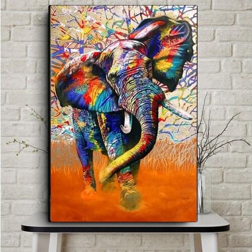 Wild Animal 5d diy Diamond Painting full square/round colorful elephant Diamond embroidery sale diamond mosaic home decor gift