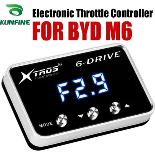 Car Electronic Throttle Controller Racing Accelerator Potent Booster For BYD M6 Tuning Parts Accessory