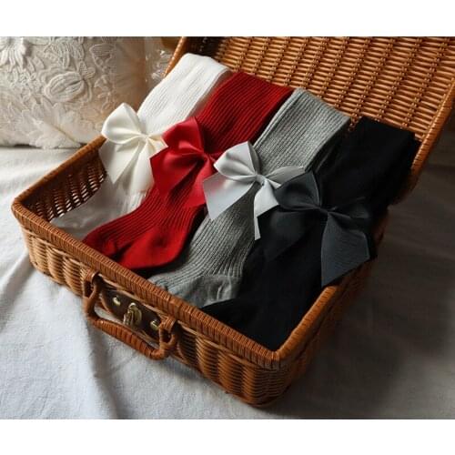 Children Spain Pantyhose Spring Baby Spanish Dresse Match Stockings Infant Birthday Ballet Tights for Girl Toddler Bow Stockings