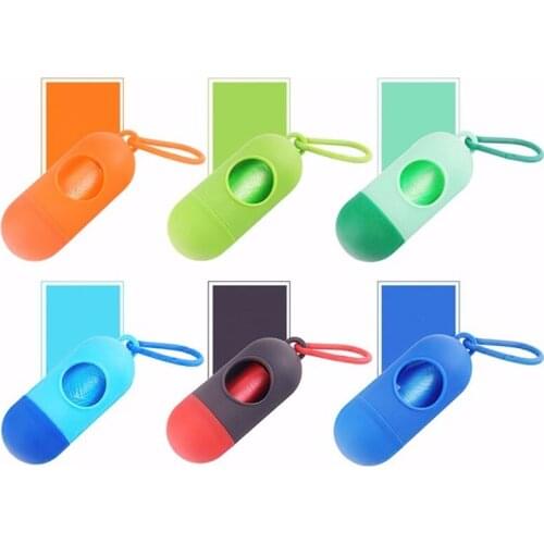 Waste Bag Dispenser for Dog Waste Carrier Pet Supply Accessory Dog Cat Small Tools Poop Bag Holder Dog Poop Bag Dispenser