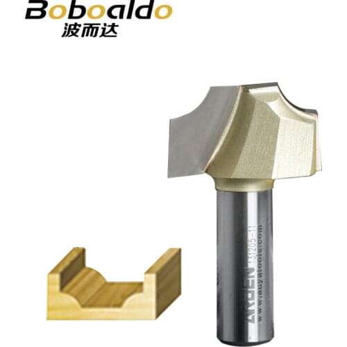 1pcs 1/2 Two flutes beading cutter round over and ovolo cut CNC engraving cutter cutting the wood Arden router tool fresa