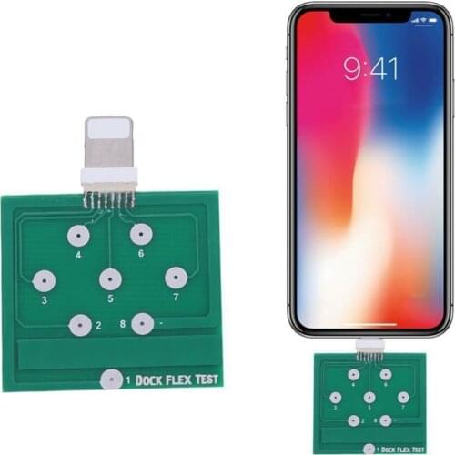 Mobile Phone Battery Power Charging Dock Flex Test Repair Tools For iPhone 8 8plus 7 6 6s Plus For Micro Android Phone Testing