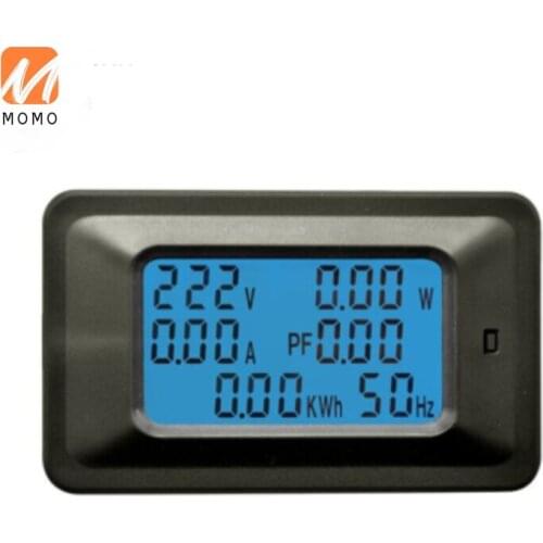 Voltage current power meter power factor meter frequency meter household multifunctional power monitor