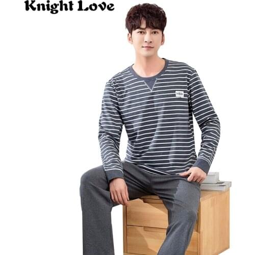 Мужские хлопковые пижамы KnightLove China At AliExpress
