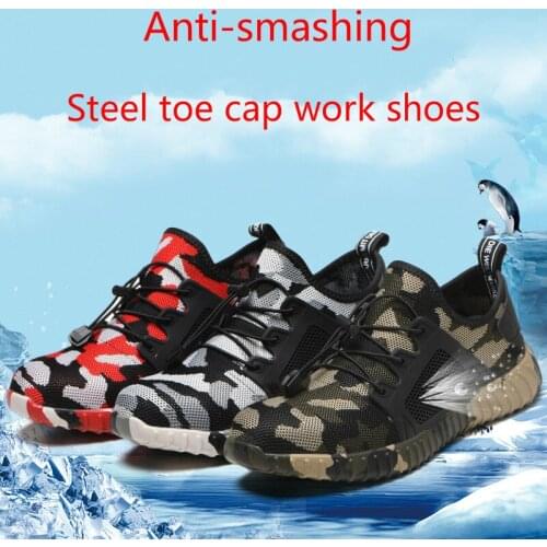 2019 Indestructible Ryder Shoes Men And Women Steel Toe Air Safety Boots Puncture-Proof Work Sneakers Breathable Shoes X9-16