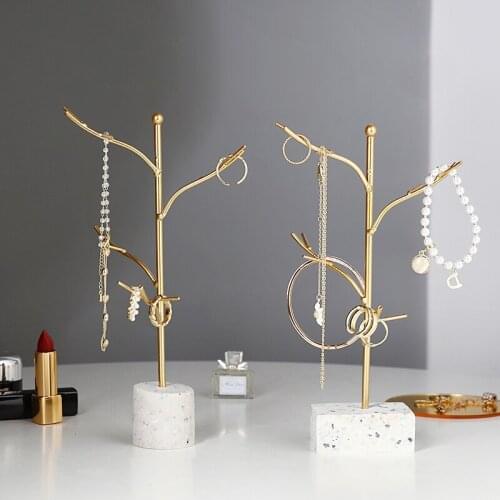 New Arrival Nordic Simple Light Luxury Earrings Necklace Jewelry Decor Rack Stand Holder Wholesale Dropshipping WF