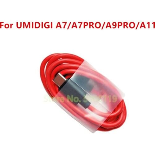 Original New UMI UMIDIGI A7/A7PRO/A9/A9Pro A11 Cell Phone Original Travel Type-C TypeC USB Cable Wire Transfer Line