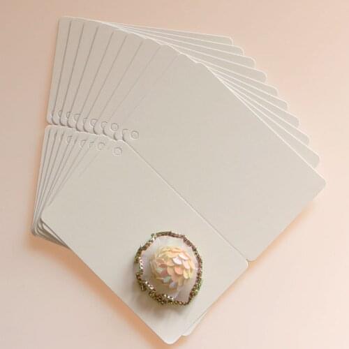 10 pieces / batch of blank folded postcards with pearl luster selected paper postcards greeting cards, tags, message cards