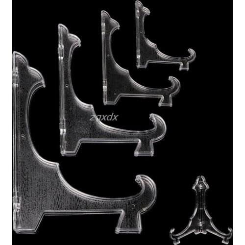 Plastic Display Stand Dish Rack Plate Bowl Picture Frame Photo Pedestal Holder