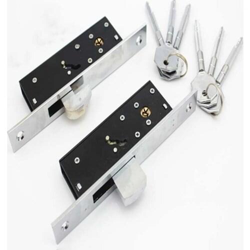 Cross Keys hidden door sliding door lock for aluminium alloy door 35~45 mm thickness