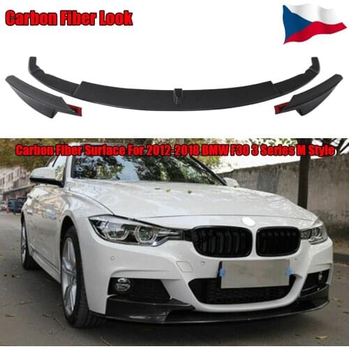 MagicKit Sport-Performance Front Spoiler Splitter Carbon Style For BMW F30 F31 M-Sport