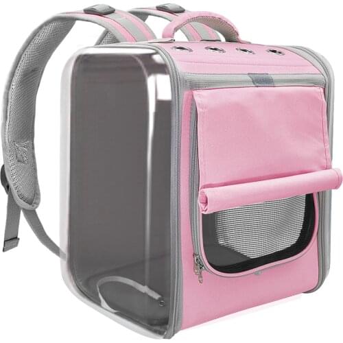 Pet Cat Carrier Backpack Breathable Cat Travel Outdoor Shoulder Bag For Small Dogs Cats Portable Packaging Carrying Pet Supplies
