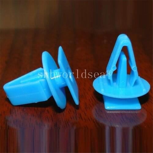 Shhworldsea 100PCS Water collection plate Fastener For Honda Accord Civic Fit Auto Plastic Fastener Rivet Car Fastner Clips