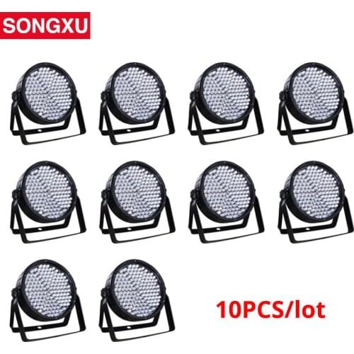 SONGXU 10pcs/lot Chinese Factory 186X10MM Great Show Effect RGBW LED Plastic Par Light LED Par Cans Light/SX-PL18610