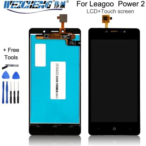 5.0"For Leagoo Power 2 LCD Display Screen Smartphone Accessories Leagoo PoweR 2 Display Mobile Replacement With Tools