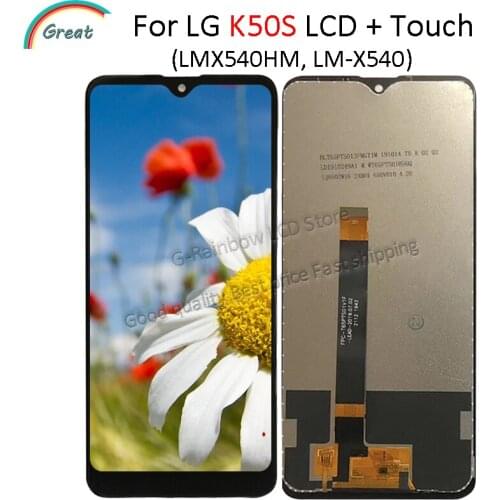 6.5'' LCD For LG K50S LCD Touch Screen Digitizer Assembly Replacement For LG K50S LCD Display LMX540HM LM-X540