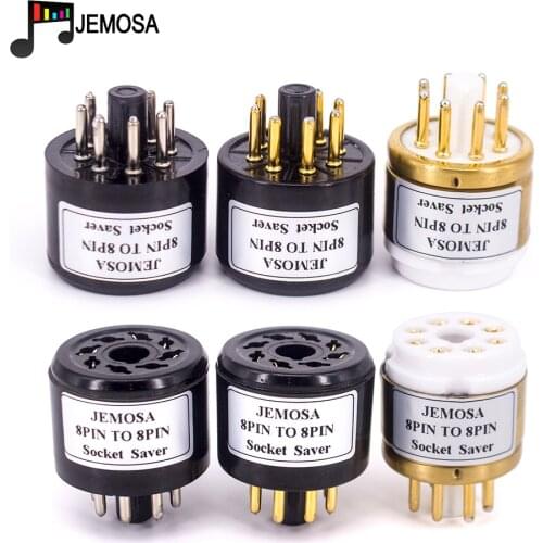 1PC 8Pin TO 8Pin Vacuum Tube Socket Test Socket For KT66 KT88 6SL7 6SN7 6L6 6V6 EL34 6N8P 6N9P Audio Vacuum Tube Amplifier
