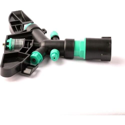 1pcs Green Thumb Inner Diameter 32mm Female Thread Impact Sprinkler 360 Degree Adjustable 4 Nozzle Agricultural Irrigation Tools