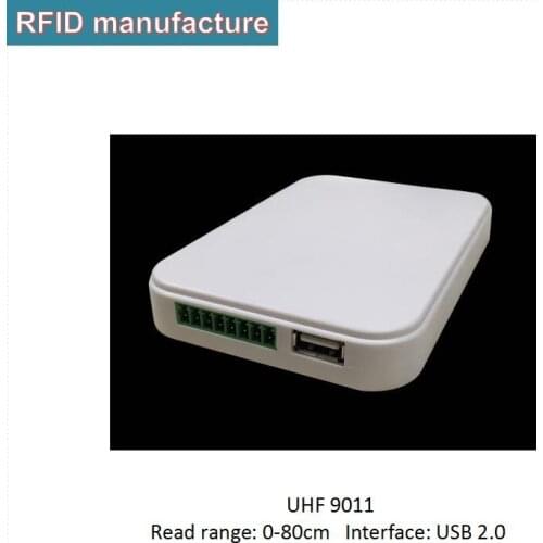 1cm-80cm read range usb desktop UHF RFID Reader epc gen2 rfid provide free English SDK on marathon race vehicle access control