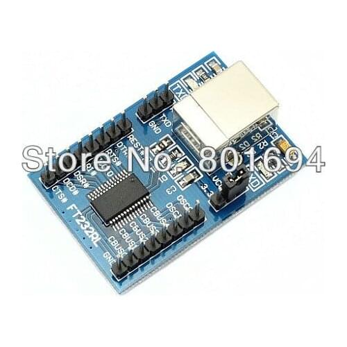 10 Pcs/Lot FT232RL Module USB to Serial / TTL Converter Send USB Cable Suport 3.3V/5V