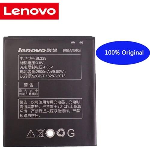 100% NEW original BL 229 BL229 Battery For lenovo A8 A806 A808T 2500mAh High Quality Mobile Phone Backup Bateria