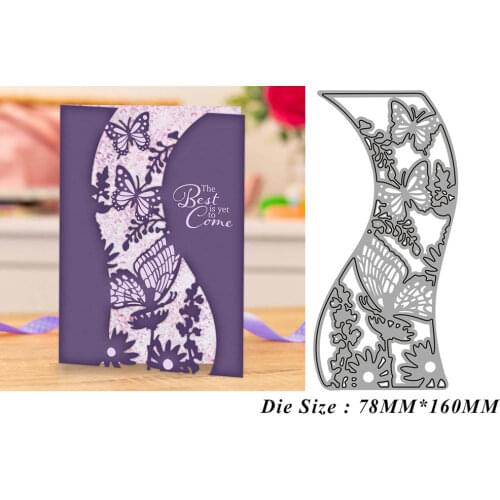 Butterfly Openwork Lace 2021 Metal Cutting Dies for DIY Scrapbooking Paper Cardmaking Decor Embossing Crafts No Stamp Curlicue