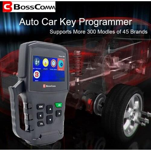 BOSSCOMM KMAX-850 Auto Car Key Programmer Via OBD2 Read Pin Code Newest Version Car-Programmer for all cars for Locksmith