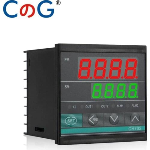 CG CH702 72*72mm Multy Input K E J PT100 0-10V 4-20mA Voltage PID Output SSR Relay AC 220V 24VDC 380VDC Temperature Controller