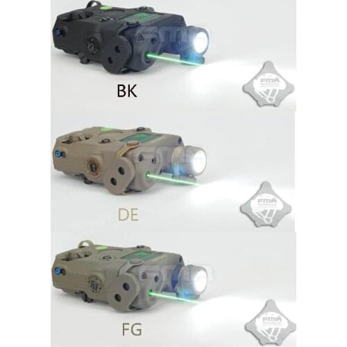 FMA TB0068/TB0071 PEQ-15 Upgrade Version LED White Light + Green laser with IR Lens BK/DE/FG