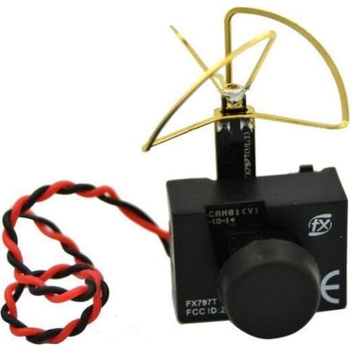 FX797T 5.8G 25mW 40CH AV Transmitter With 600TVL Camera fpv for Drone Quadcopter