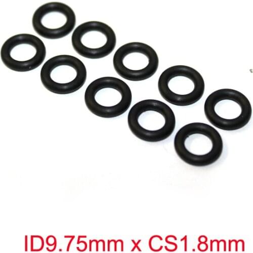 ID9.75mm x CS1.8mm Nitrile Rubber NBR O Rings Seals Grommet