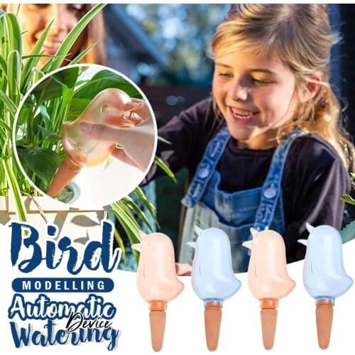 Houseplant Automatic Self Watering Bird Watering Cans Flower Plant Decorative Watering Device Automatic Drip Irrigation System