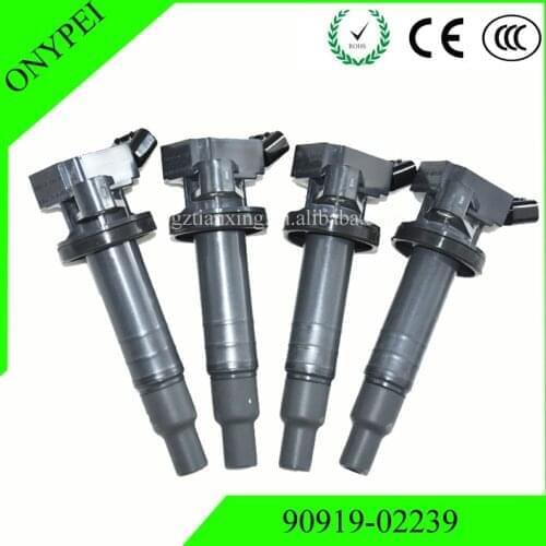 Ignition Coil 9091902239 For Toyota RAV4 Celica Corolla ZZE122 1ZZ 3ZZ 4ZZ 3SG 1KR Matrix 1.8L