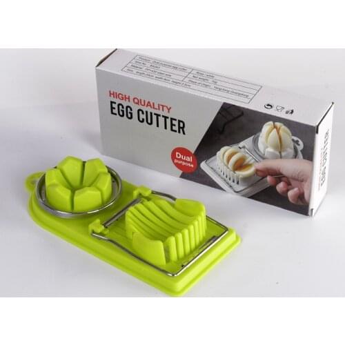 Egg fruit slicer household stainless steel vegetable onion cutter three in one kitchen tools accessories gadgets cuisine gadget