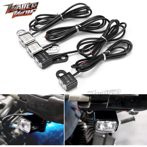 2021 Mini Turn Signal Indicator Light For Softail Standard Street Bob Slim Fat Boy Low Rider S Motorcycle Accessories Front Lamp