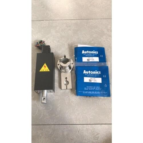 Nema23 stepper 100mm stroke CNC Flame Plasma Cutting Lifter Z axis + anti-collision fixture +2pcs grounding switch