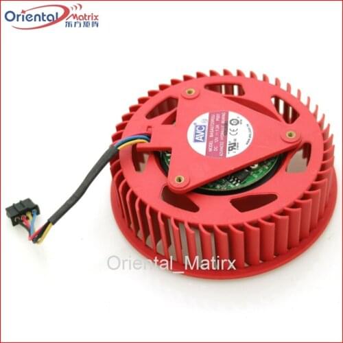 Free Shipping BASA0725R2U 12V 1.2A 75mm For ATI HD4850 HD4890 HD5970 HD5870 Graphics Card Cooling Fan 4Wire 4Pin