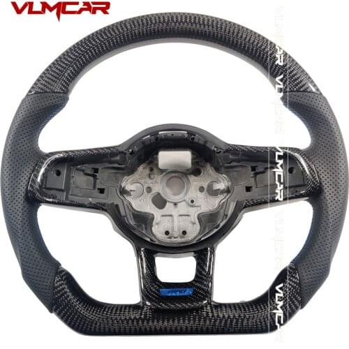 Custom Carbon Fiber Steering Wheel For VW MK7/GTI/GTS/R/Rline/GTD