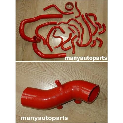 RADIATOR & ANCILARRY HOSE FOR TOYOTA SUPRA MA70 MK3 7M-GT/7MGTE 3.0L TURBO RED