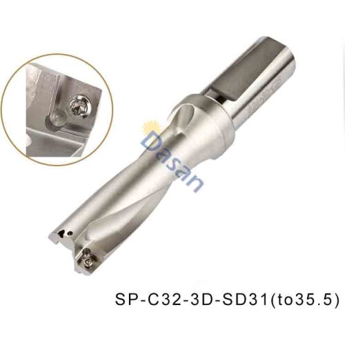 SP C32 3D SD 31 32 33 34 35 mm Indexa U Fast Drill 3D High Speed Drill for Boring Machine Indexable Inserts