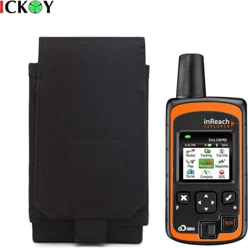 Outdoor Army Camo Camouflage Bag Belt Pouch Portable Case for Delorme inReach Explorer Hiking GPS Accessories