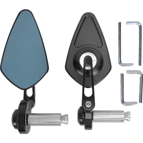 Motorcycle Mirror Handlebar Universal CNC Aluminum Rear View Mirrors Motorcycle For SUZUKI GXSR 600 For Honda Shadow For vespa