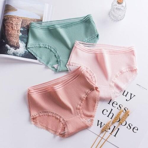 2021 Sexy Womens Panties Briefs Lingerie Underwear For Girls Sensual Female Free Shipping Shorts Brazilian Lovely Cotton Thread